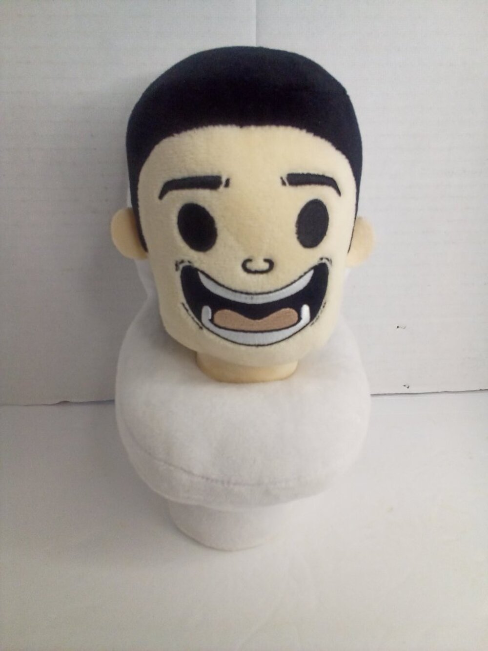 Skibidi Toilet Head Character Toy Stuffed Plush 9"